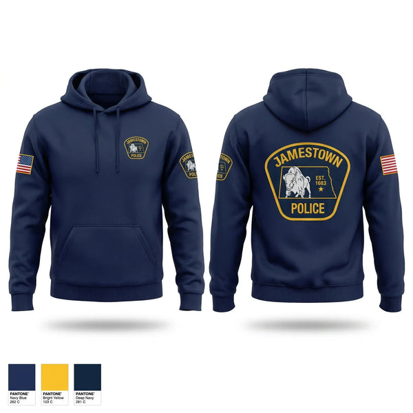 Hoodie, Jamestown Police Department, Police, Teamtime, Team time, sublimation, custom sports apparel, team uniforms, spirit wear, spiritwear, sports uniforms, custom shirts, team store, custom team store, fundraiser sports, apparel fundraiser