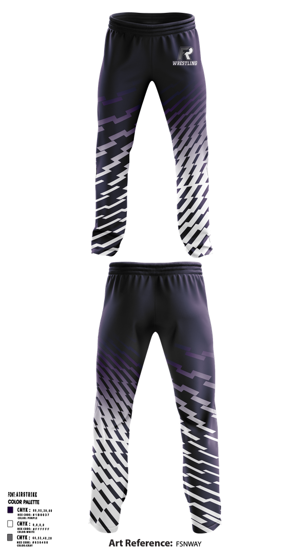 Sweatpants, Fremont Ross Wrestling, Wrestling, Teamtime, Team time, sublimation, custom sports apparel, team uniforms, spirit wear, spiritwear, sports uniforms, custom shirts, team store, custom team store, fundraiser sports, apparel fundraiser