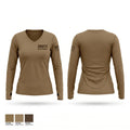 NMRTC Pearl Harbor Women's Long Sleeve V-neck Shirt - 1