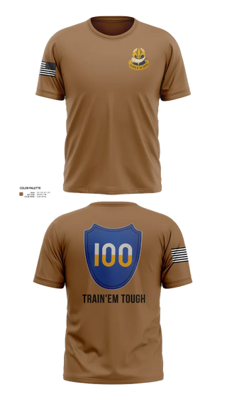 Short Sleeve Performance Shirt, 100th Training Division, Army, Teamtime, Team time, sublimation, custom sports apparel, team uniforms, spirit wear, spiritwear, sports uniforms, custom shirts, team store, custom team store, fundraiser sports, apparel fundraiser