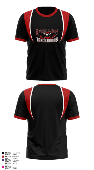 Short Sleeve Performance Shirt, Carolina Track Hawks, Track & Field, Teamtime, Team time, sublimation, custom sports apparel, team uniforms, spirit wear, spiritwear, sports uniforms, custom shirts, team store, custom team store, fundraiser sports, apparel fundraiser