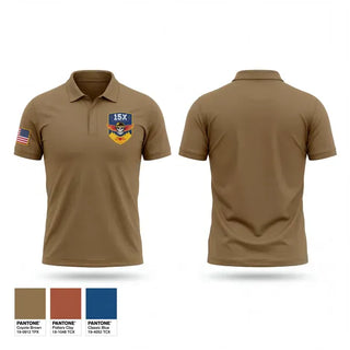 Short Sleeve Performance Polo, B.CO 2/13th 15X, Army, Teamtime, Team time, sublimation, custom sports apparel, team uniforms, spirit wear, spiritwear, sports uniforms, custom shirts, team store, custom team store, fundraiser sports, apparel fundraiser