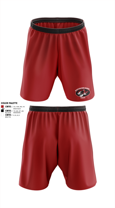 Houston High School Cheer 47611821 Athletic Shorts With Pockets - 1