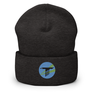 World Famous Black Ravens 41628241 Cuffed Beanie | Yupoong 1501KC