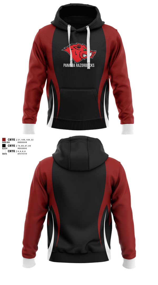 Hoodie, Panama Razorbacks, , Teamtime, Team time, sublimation, custom sports apparel, team uniforms, spirit wear, spiritwear, sports uniforms, custom shirts, team store, custom team store, fundraiser sports, apparel fundraiser