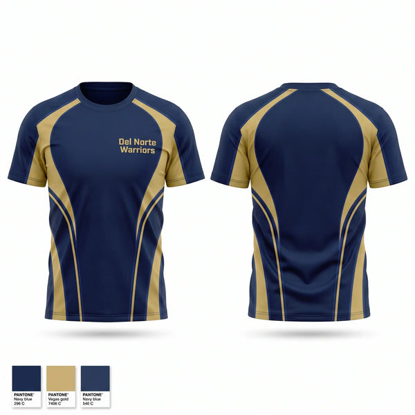 Del Norte Warriors Short Sleeve Performance Shirt - 2