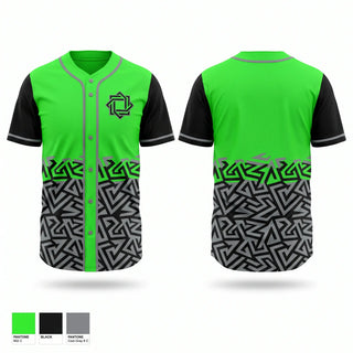 Full Button Baseball Jersey, Atlanta Ged Sox, Baseball, Teamtime, Team time, sublimation, custom sports apparel, team uniforms, spirit wear, spiritwear, sports uniforms, custom shirts, team store, custom team store, fundraiser sports, apparel fundraiser