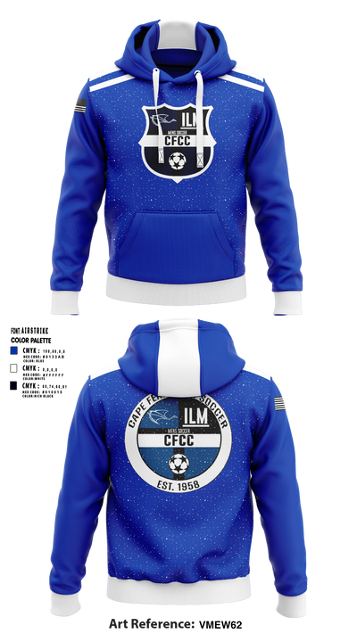 Cape Fear Community College Soccer 4526696 Hoodie - 50