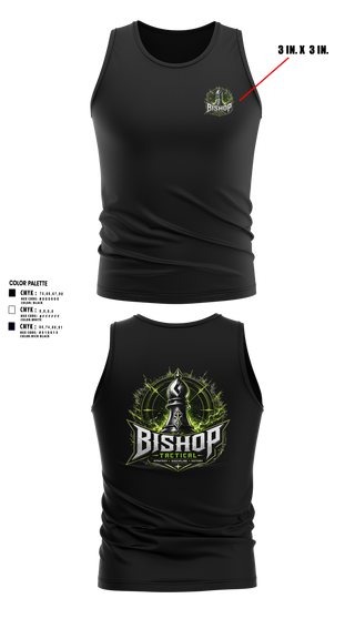 Tank Top, Bishop Tactical, , Teamtime, Team time, sublimation, custom sports apparel, team uniforms, spirit wear, spiritwear, sports uniforms, custom shirts, team store, custom team store, fundraiser sports, apparel fundraiser