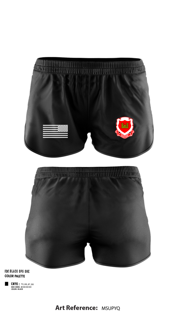 Ranger Panties, 230th Engineering Vertical Construction Company, , Teamtime, Team time, sublimation, custom sports apparel, team uniforms, spirit wear, spiritwear, sports uniforms, custom shirts, team store, custom team store, fundraiser sports, apparel fundraiser
