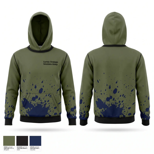 Hoodie, Corvus Strategic Solutions Group, , Teamtime, Team time, sublimation, custom sports apparel, team uniforms, spirit wear, spiritwear, sports uniforms, custom shirts, team store, custom team store, fundraiser sports, apparel fundraiser