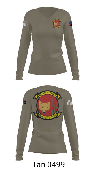 Womens Long Sleeve Vneck Shirt, Headquarters & Headquarters Squadron, , Teamtime, Team time, sublimation, custom sports apparel, team uniforms, spirit wear, spiritwear, sports uniforms, custom shirts, team store, custom team store, fundraiser sports, apparel fundraiser
