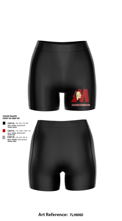 Matoaca High School Volleyball 72372145 Women's Shorts - 2