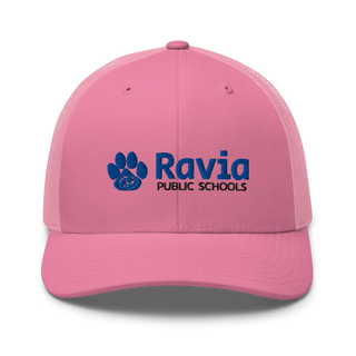 Ravia Middle School Basketball Retro Trucker Hat | Yupoong 6606