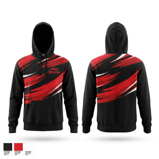 Hoodie, Mini Bruins, Cheer, Teamtime, Team time, sublimation, custom sports apparel, team uniforms, spirit wear, spiritwear, sports uniforms, custom shirts, team store, custom team store, fundraiser sports, apparel fundraiser
