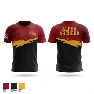 Short Sleeve Performance Shirt, Alpha Archers, Air Force, Teamtime, Team time, sublimation, custom sports apparel, team uniforms, spirit wear, spiritwear, sports uniforms, custom shirts, team store, custom team store, fundraiser sports, apparel fundraiser