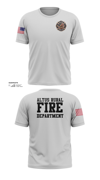 Short Sleeve Performance Shirt, Altus Rural Fire Department, Fire Department, Teamtime, Team time, sublimation, custom sports apparel, team uniforms, spirit wear, spiritwear, sports uniforms, custom shirts, team store, custom team store, fundraiser sports, apparel fundraiser