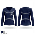 Oldenburg Academy Baseball 81893056 Women's Long Sleeve V-neck Shirt - 1