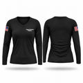 Cape Charles Police Women's Long Sleeve V-neck Shirt - 1