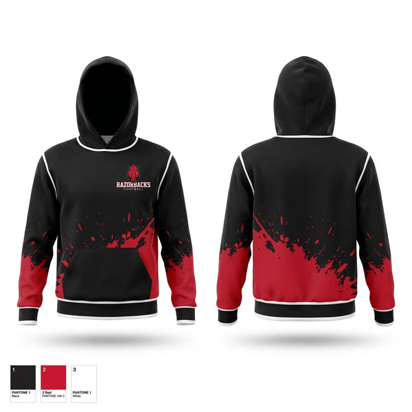 Hoodie, Wakulla County Youth Football & Cheerleading Association Inc., Football, Teamtime, Team time, sublimation, custom sports apparel, team uniforms, spirit wear, spiritwear, sports uniforms, custom shirts, team store, custom team store, fundraiser sports, apparel fundraiser