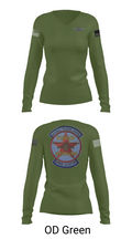 Sokol Platoon 58699677 Women's Long Sleeve V-neck Shirt - 57