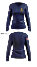 Department of public safety 16035027 Women's Long Sleeve V-neck Shirt - 11