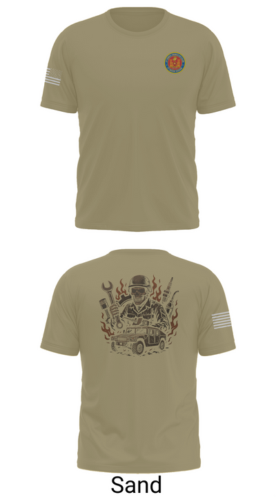 4th Combat Engineer Battalion A Co 69911625 Old School Cotton Feel Shirt - 90
