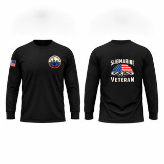 Long Sleeve Performance Shirt, USS ALBANY SSN753, Navy, Teamtime, Team time, sublimation, custom sports apparel, team uniforms, spirit wear, spiritwear, sports uniforms, custom shirts, team store, custom team store, fundraiser sports, apparel fundraiser