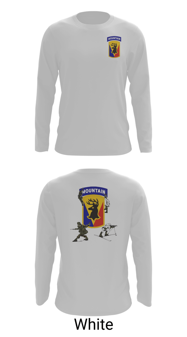 Long Sleeve Performance Shirt, 86th IBCT, Army, Teamtime, Team time, sublimation, custom sports apparel, team uniforms, spirit wear, spiritwear, sports uniforms, custom shirts, team store, custom team store, fundraiser sports, apparel fundraiser