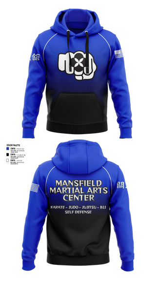 Hoodie, Mansfield Martial Arts Center, , Teamtime, Team time, sublimation, custom sports apparel, team uniforms, spirit wear, spiritwear, sports uniforms, custom shirts, team store, custom team store, fundraiser sports, apparel fundraiser