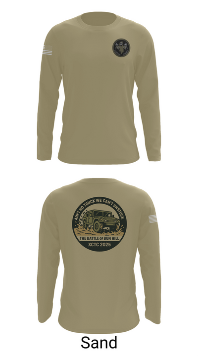 A 1/111 Field Artillery 90044147 Long Sleeve Performance Shirt 82
