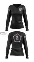 3BCT H2F 56762054 Women's Long Sleeve V-neck Shirt - 101