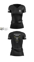 GCSO K9 Women's Short Sleeve V-neck Shirt - 115