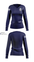 Des Arc Police Department 92366074 Women's Long Sleeve V-neck Shirt - 21