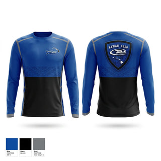 Long Sleeve Performance Shirt, Rush, Men's Soccer, Teamtime, Team time, sublimation, custom sports apparel, team uniforms, spirit wear, spiritwear, sports uniforms, custom shirts, team store, custom team store, fundraiser sports, apparel fundraiser