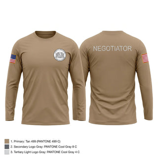 Long Sleeve Performance Shirt, Louisiana Association of Crisis Negotiators, Police, Teamtime, Team time, sublimation, custom sports apparel, team uniforms, spirit wear, spiritwear, sports uniforms, custom shirts, team store, custom team store, fundraiser sports, apparel fundraiser