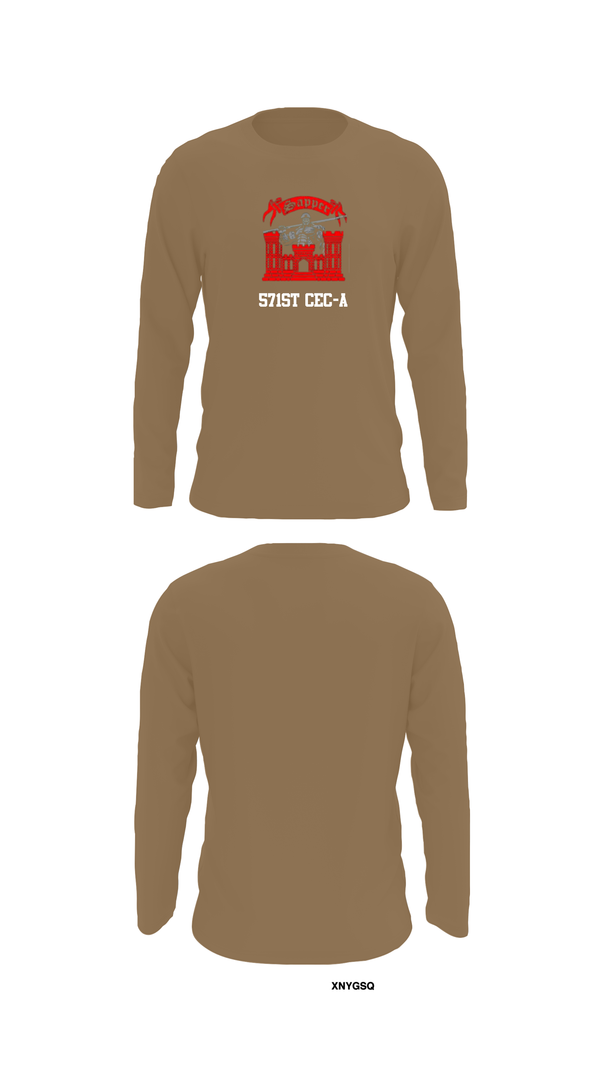 Long Sleeve Performance Shirt, 571st CEC-A, , Teamtime, Team time, sublimation, custom sports apparel, team uniforms, spirit wear, spiritwear, sports uniforms, custom shirts, team store, custom team store, fundraiser sports, apparel fundraiser