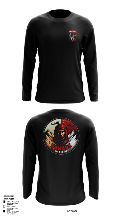 2-10 AHB Knighthawks Long Sleeve Performance Shirt 7