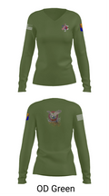 135 FRSD 9876158 Women's Long Sleeve V-neck Shirt - 57
