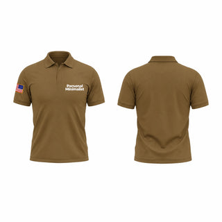Short Sleeve Performance Polo, Personal Minimalist, Army, Teamtime, Team time, sublimation, custom sports apparel, team uniforms, spirit wear, spiritwear, sports uniforms, custom shirts, team store, custom team store, fundraiser sports, apparel fundraiser