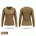 37th FICO Women's Long Sleeve V-neck Shirt - 1