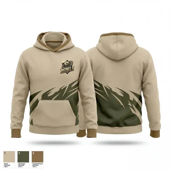 Hoodie, Rebels FC, Men's Soccer, Teamtime, Team time, sublimation, custom sports apparel, team uniforms, spirit wear, spiritwear, sports uniforms, custom shirts, team store, custom team store, fundraiser sports, apparel fundraiser