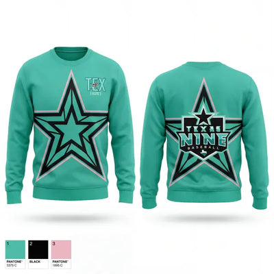 Texas Nine Elite 78496287 Crew Neck Sweatshirt - 1