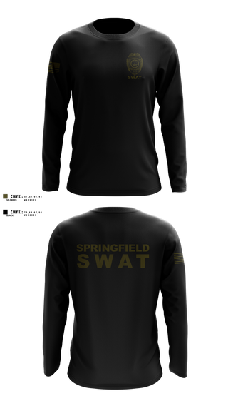 Long Sleeve Performance Shirt, Springfield Ohio SWAT, Police, Teamtime, Team time, sublimation, custom sports apparel, team uniforms, spirit wear, spiritwear, sports uniforms, custom shirts, team store, custom team store, fundraiser sports, apparel fundraiser