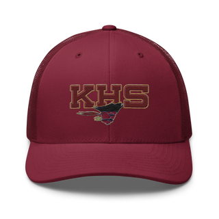 Kingston High School Cheer 38639250 Retro Trucker Hat | Yupoong 6606