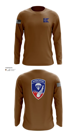 Long Sleeve Performance Shirt, 187 infantry, , Teamtime, Team time, sublimation, custom sports apparel, team uniforms, spirit wear, spiritwear, sports uniforms, custom shirts, team store, custom team store, fundraiser sports, apparel fundraiser