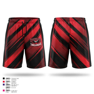 Carolina Track Hawks Athletic Shorts With Pockets - 17