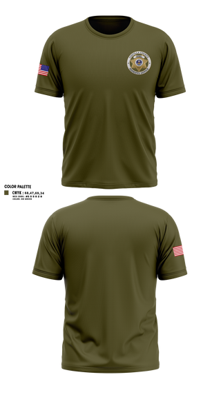 Short Sleeve Performance Shirt, Costilla County Sheriff's Office, Police, Teamtime, Team time, sublimation, custom sports apparel, team uniforms, spirit wear, spiritwear, sports uniforms, custom shirts, team store, custom team store, fundraiser sports, apparel fundraiser