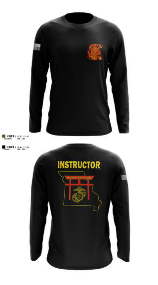 Long Sleeve Performance Shirt, MARCOR DET FLW, , Teamtime, Team time, sublimation, custom sports apparel, team uniforms, spirit wear, spiritwear, sports uniforms, custom shirts, team store, custom team store, fundraiser sports, apparel fundraiser