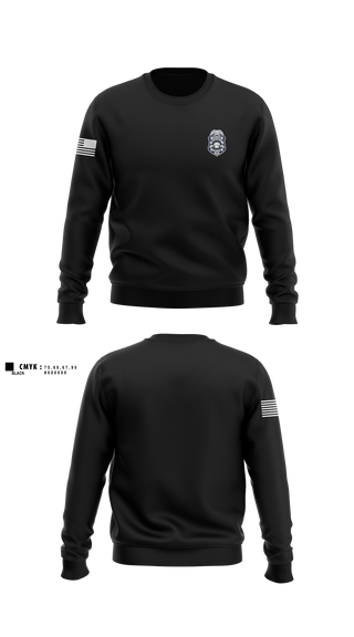 Crew Neck Sweatshirt, McCaysville Police Department, Police, Teamtime, Team time, sublimation, custom sports apparel, team uniforms, spirit wear, spiritwear, sports uniforms, custom shirts, team store, custom team store, fundraiser sports, apparel fundraiser
